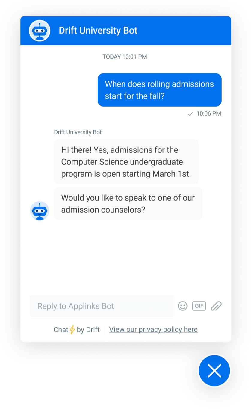 higher ed ai chatbot