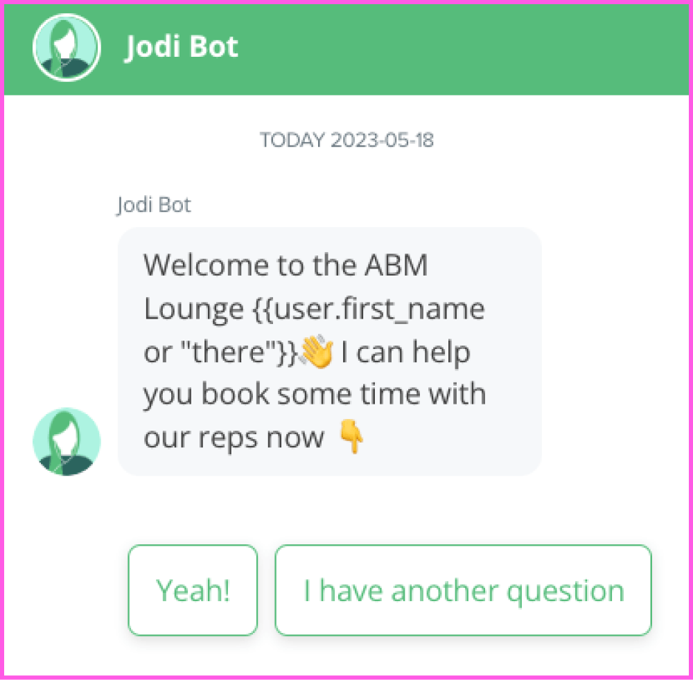 Rollworks INBOUND Chatbot